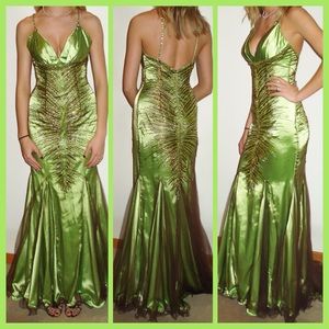 Faviana Couture Beaded Prom Dress